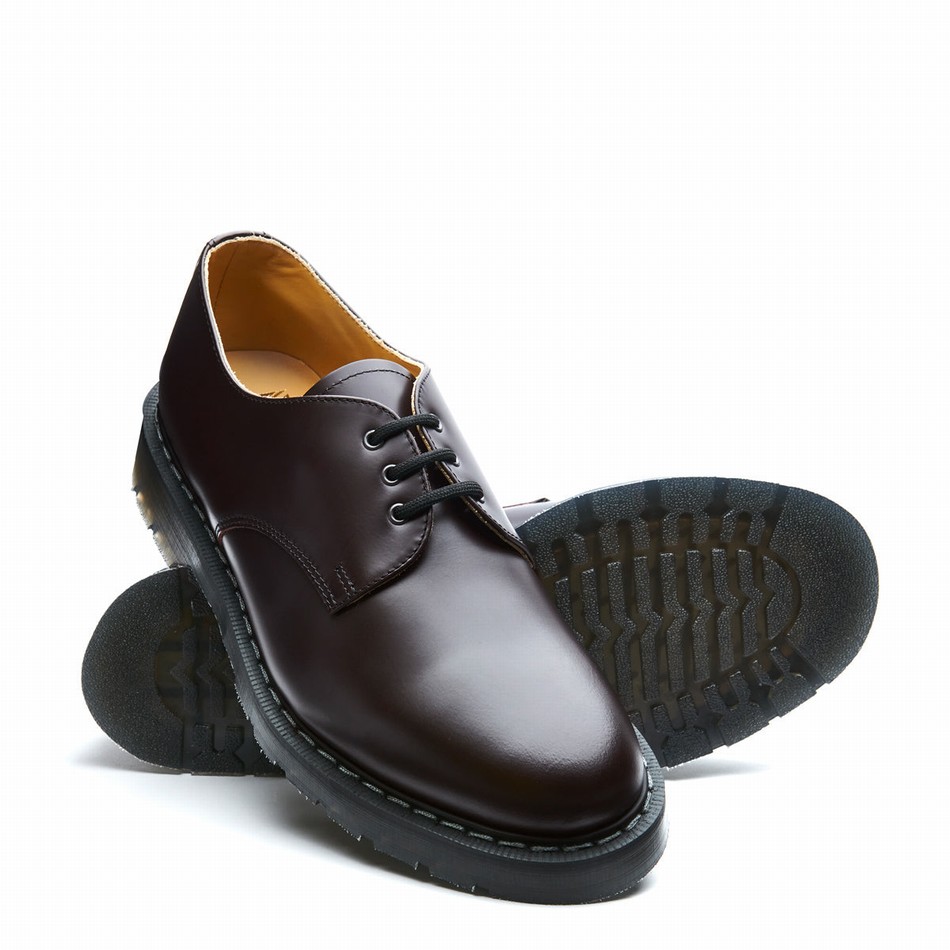 Solovair Cordovan Uomo Scarpe Gibson Bordeaux | S3-995-COR-G-030