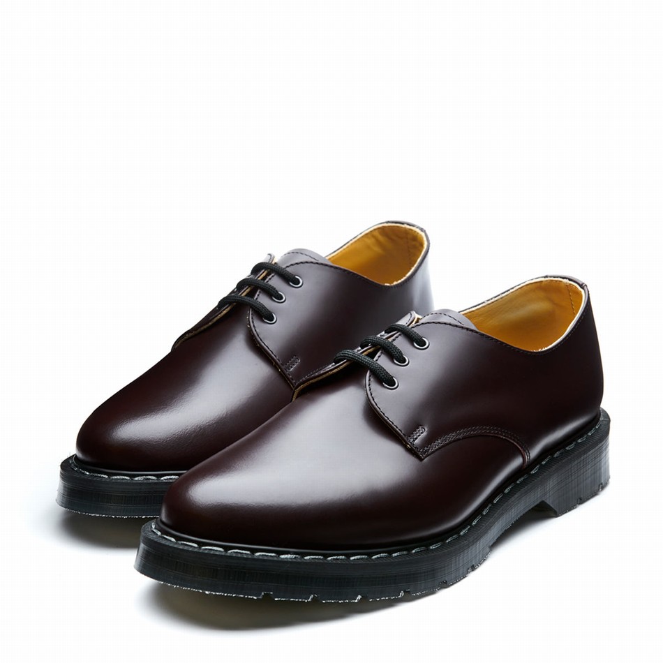 Solovair Cordovan Uomo Scarpe Gibson Bordeaux | S3-995-COR-G-030