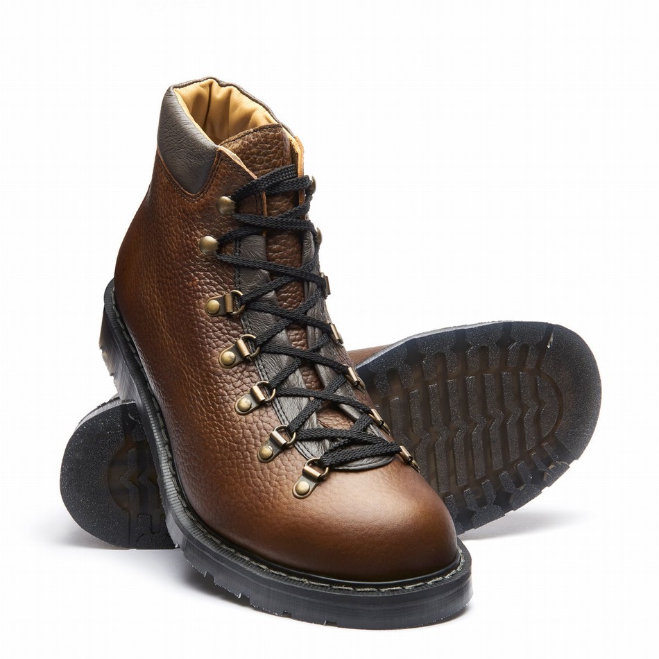 Solovair Grain Urban Uomo Scarponi Trekking Marroni | 455-037-030