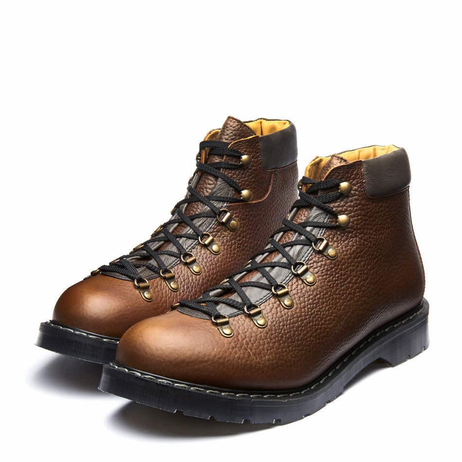 Solovair Grain Urban Uomo Scarponi Trekking Marroni | 455-037-030