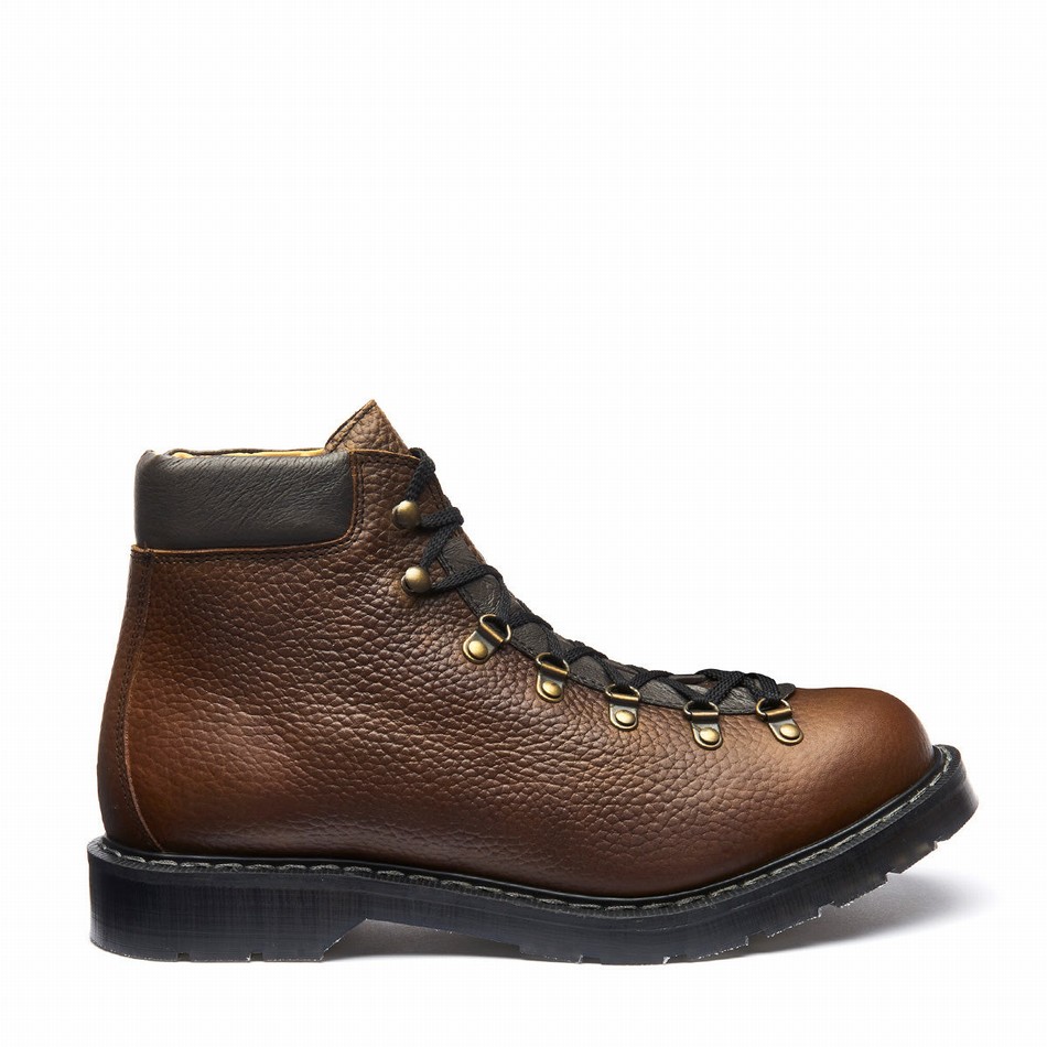 Solovair Grain Urban Uomo Scarponi Trekking Marroni | 455-037-030