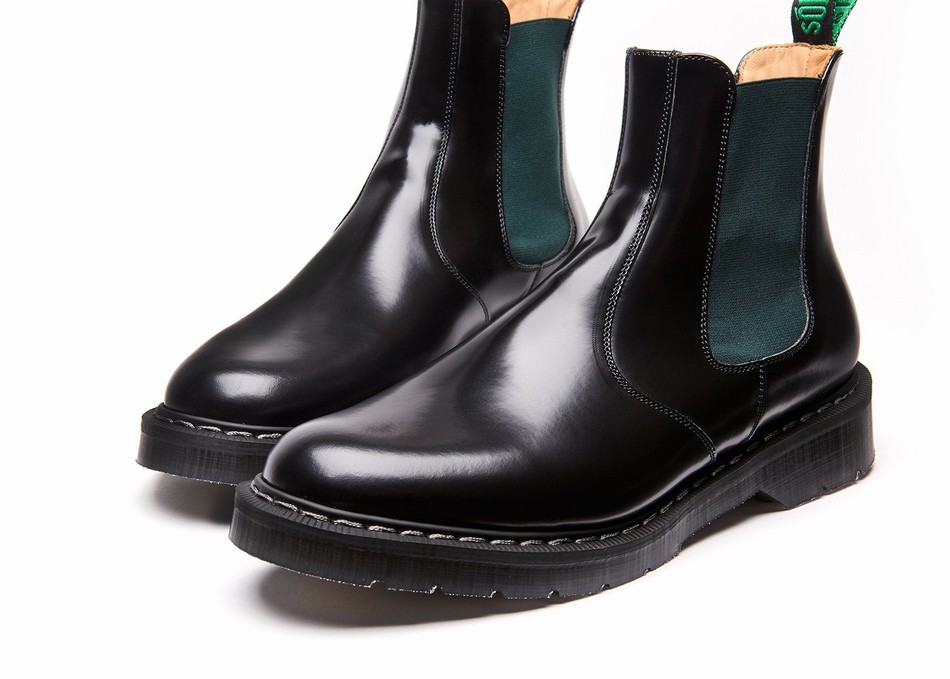 Solovair Greasy Donna Stivali Dealer Nere | S0-900-BK-GN-G-030