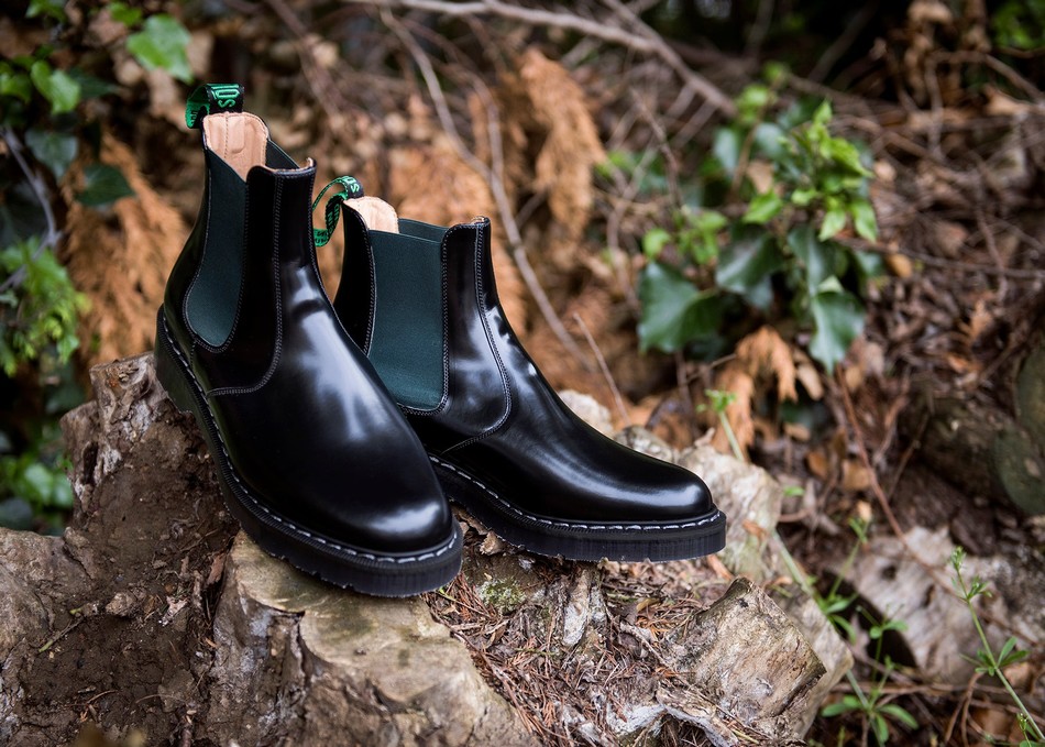 Solovair Greasy Donna Stivali Dealer Nere | S0-900-BK-GN-G-030